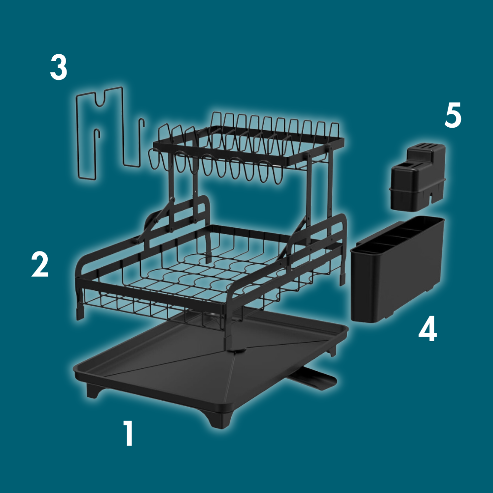 Égouttoir Vaisselle 2 Niveaux